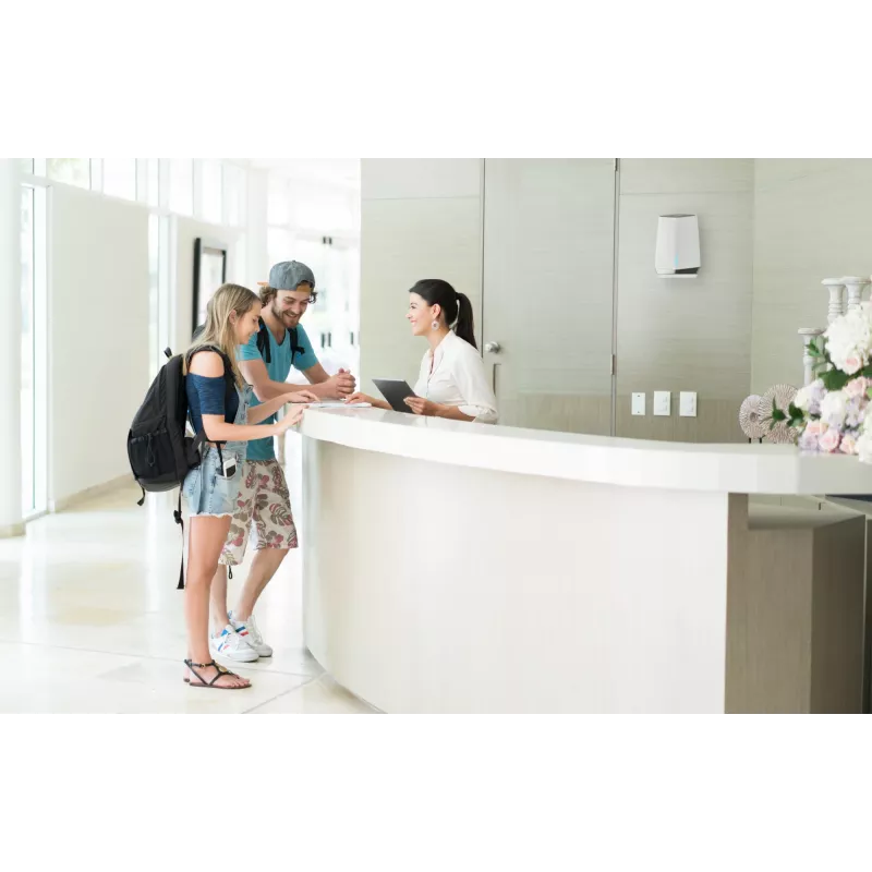 NETGEAR Orbi Pro WiFi 6 Tri-band Mesh System (SXK80) Tri-band (2.4 GHz / 5 GHz / 5 GHz) Wi-Fi 6 (802.11ax) Pilka, White 9 Internal