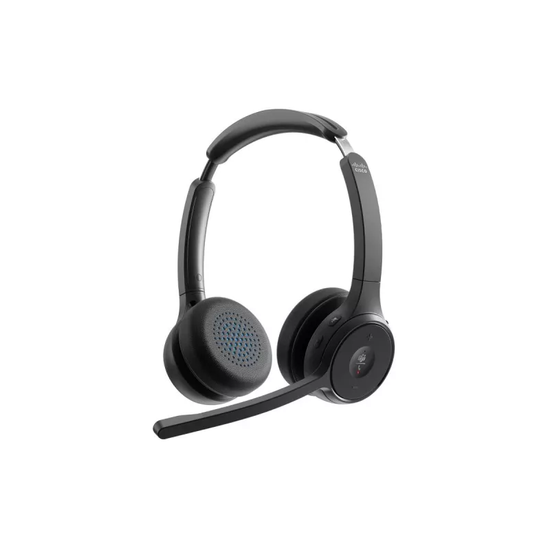CISCO Headset 722q - Belaidės dvigubos ant ausies USB-A sertifikuotos „Microsoft Teams“