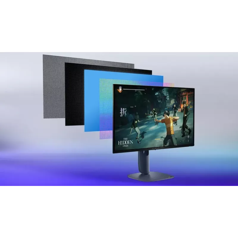 Alienware AW2725D kompiuterio monitorius 68,6 cm (27 colių) 2560 x 1440 pikselių Quad HD QD-OLED mėlynas