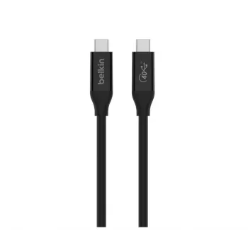 BELKIN USB4 kabelis USB-C / USB-C 40 Gbit/s 100 W 0,8 m juodas