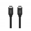 BELKIN USB4 kabelis USB-C / USB-C 40 Gbit/s 100 W 0,8 m juodas