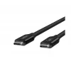 BELKIN USB4 kabelis USB-C / USB-C 40 Gbit/s 100 W 0,8 m juodas