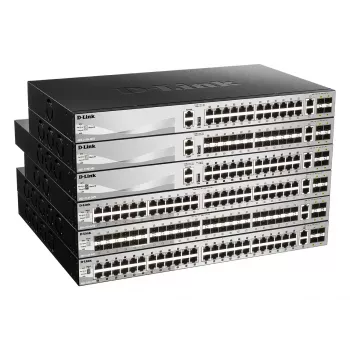 D-Link DGS-3130-30S/E tinklo jungiklis Valdomas L3 10G Ethernet (100/1000/10000) Pilka
