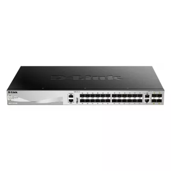 D-Link DGS-3130-30S/E tinklo jungiklis Valdomas L3 10G Ethernet (100/1000/10000) Pilka