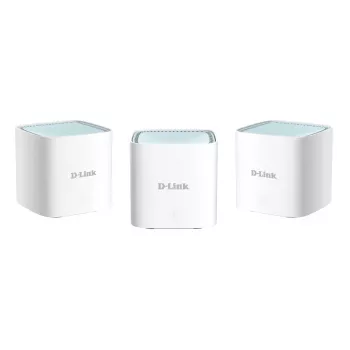 D-Link EAGLE PRO AI AX1500 tinklo sistema - 3 vnt., balta, vidinė, tinklo sistema, maitinimas, būsena, 500 m², dviejų juostų (2,4 GHz / 5 GHz)