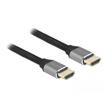 DELOCK Ultra High Speed HDMI laidas - A kištukas / A kištukas - 48 Gbps 8K 60 Hz - 3 m - pilkas