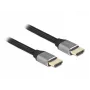 DELOCK Ultra High Speed HDMI laidas - A kištukas / A kištukas - 48 Gbps 8K 60 Hz - 3 m - pilkas