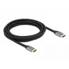 DELOCK Ultra High Speed HDMI laidas - A kištukas / A kištukas - 48 Gbps 8K 60 Hz - 3 m - pilkas