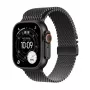 APPLE Watch Ultra 3 GPS + Cellular 49mm juodas titano korpusas su juodu titano Milanese kilpa Sma