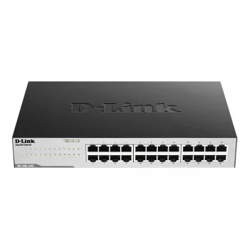 D-Link GO-SW-24G Nevaldomas L2 Gigabit Ethernet (10/100/1000) 1U Juodas