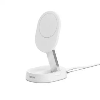 BELKIN belaidžio įkrovimo stovas - Boostcharge Pro - Qi2 15w - balta