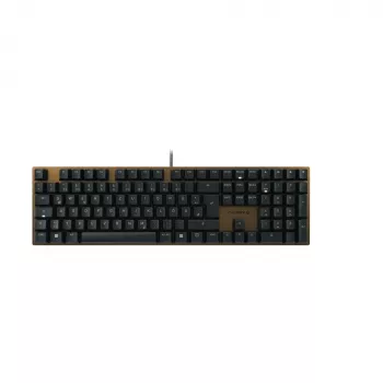 CHERRY KC 200 MX klaviatūra universali USB QWERTZ vokiška juoda, bronzinė