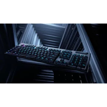 LOGITECH G915 Lightspeed Wireless RGB mechaninė žaidimų klaviatūra - juoda - Qwertz Deutsch - lytėjimo