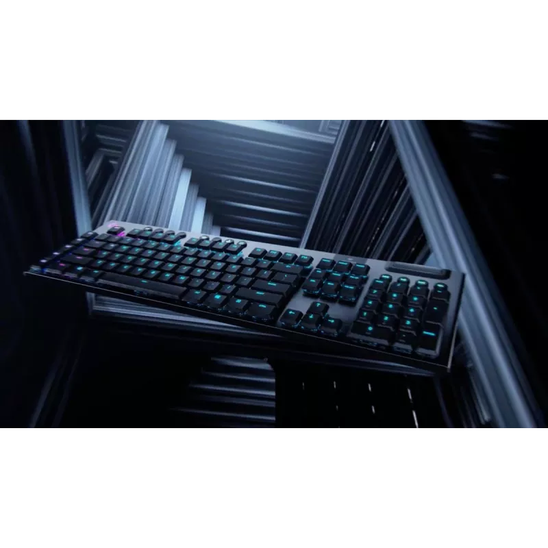LOGITECH G915 Lightspeed Wireless RGB mechaninė žaidimų klaviatūra - juoda - Qwertz Deutsch - lytėjimo