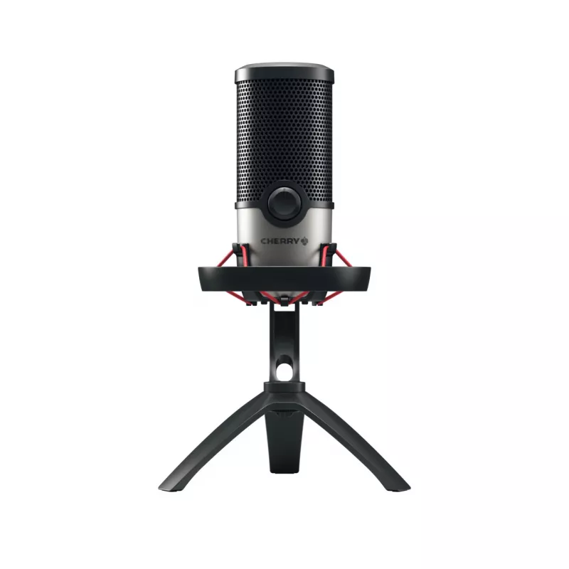 CHERRY UM 6.0 ADVANCED Juoda, Sidabrinė Stalo mikrofonas