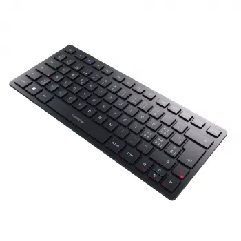 CHERRY KW 9200 MINI klaviatūra universali USB + RF belaidė + Bluetooth QWERTZ šveicariška juoda