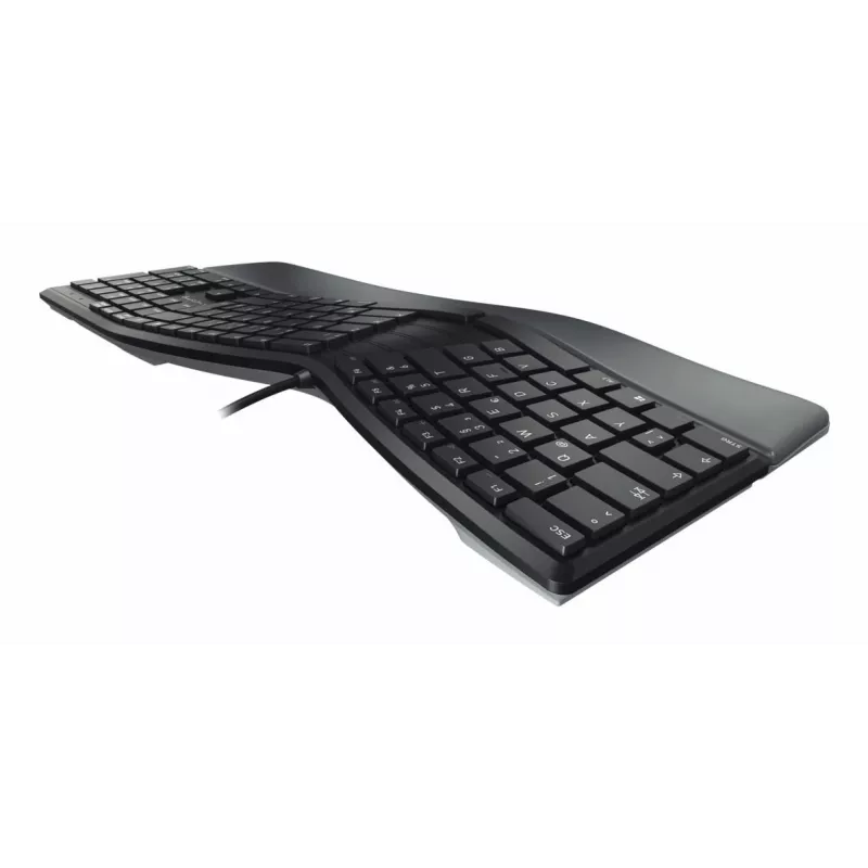 CHERRY KC 4500 ERGO klaviatūra universali USB AZERTY belgiška juoda