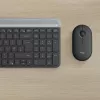 LOGITECH belaidė klaviatūra ir pelė Mk470 - grafitas - AZERTY belgų