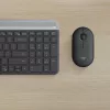 LOGITECH belaidė klaviatūra ir pelė Mk470 - grafitas - AZERTY belgų