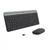LOGITECH belaidė klaviatūra ir pelė Mk470 - grafitas - AZERTY belgų