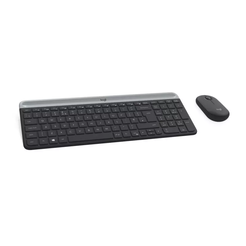 LOGITECH belaidė klaviatūra ir pelė Mk470 - grafitas - AZERTY belgų