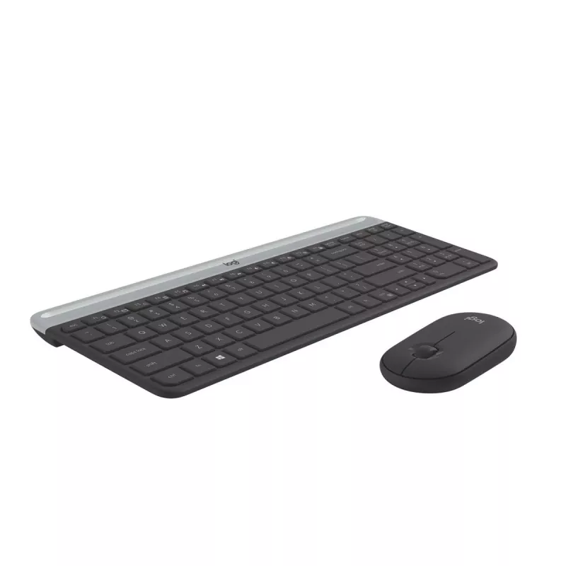 LOGITECH belaidė klaviatūra ir pelė Mk470 - grafitas - AZERTY belgų