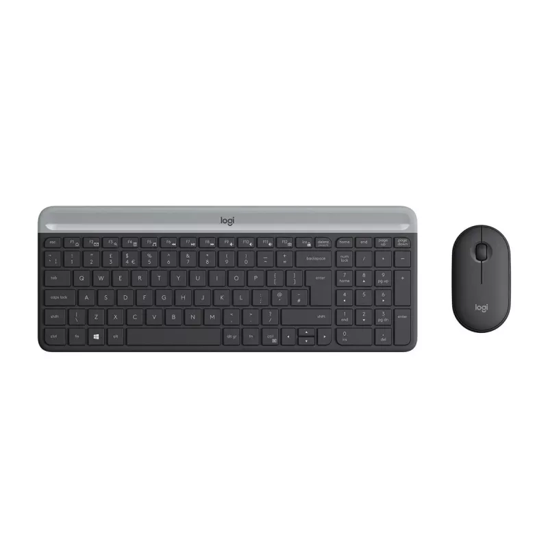 LOGITECH belaidė klaviatūra ir pelė Mk470 - grafitas - AZERTY belgų