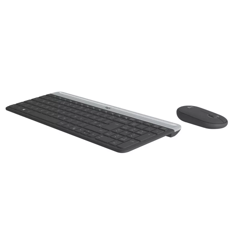 LOGITECH belaidė klaviatūra ir pelė Mk470 - grafitas - AZERTY belgų