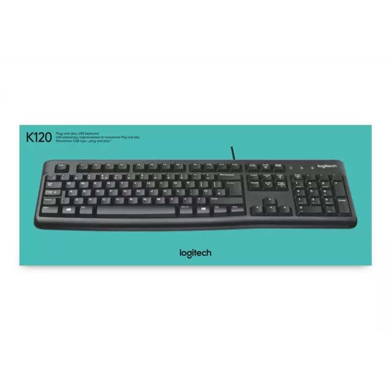 LOGITECH klaviatūra K120 - AZERTY belgų
