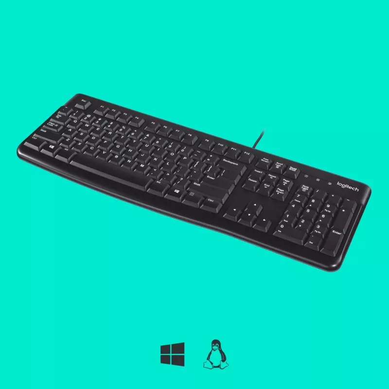 LOGITECH klaviatūra K120 - AZERTY belgų