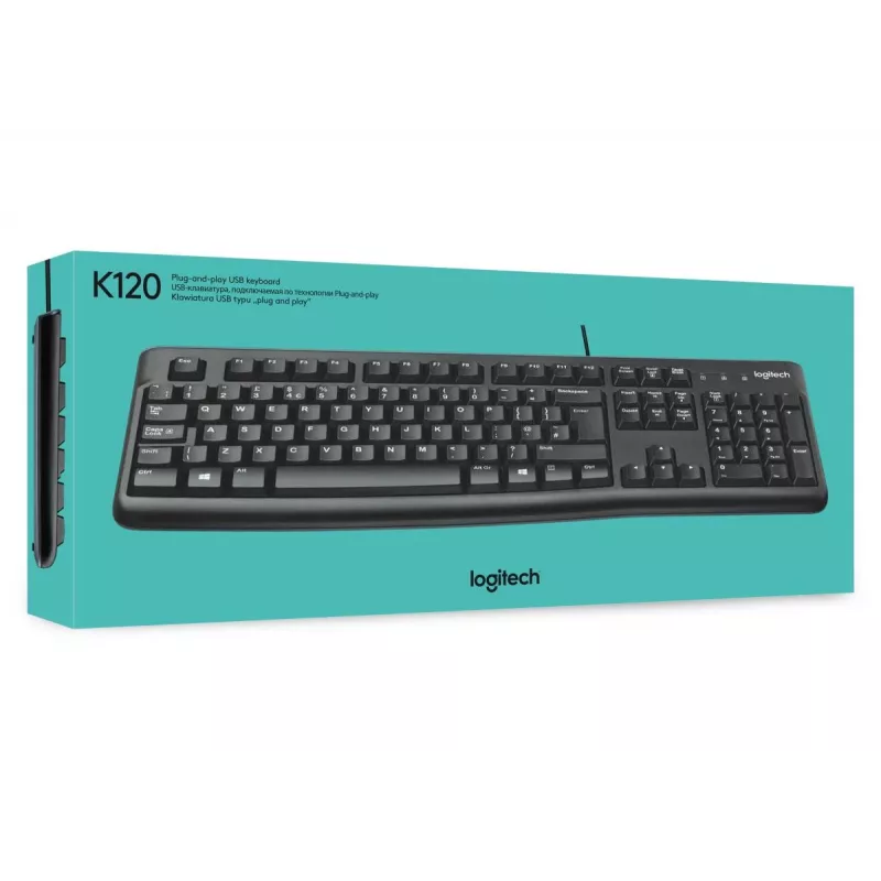 LOGITECH klaviatūra K120 - AZERTY belgų