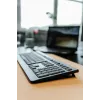 CHERRY KW 3000 klaviatūra Universal RF Wireless QWERTY ispaniška juoda