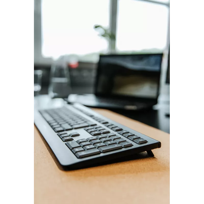 CHERRY KW 3000 klaviatūra Universal RF Wireless QWERTY ispaniška juoda