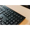 CHERRY KW 3000 klaviatūra Universal RF Wireless QWERTY ispaniška juoda