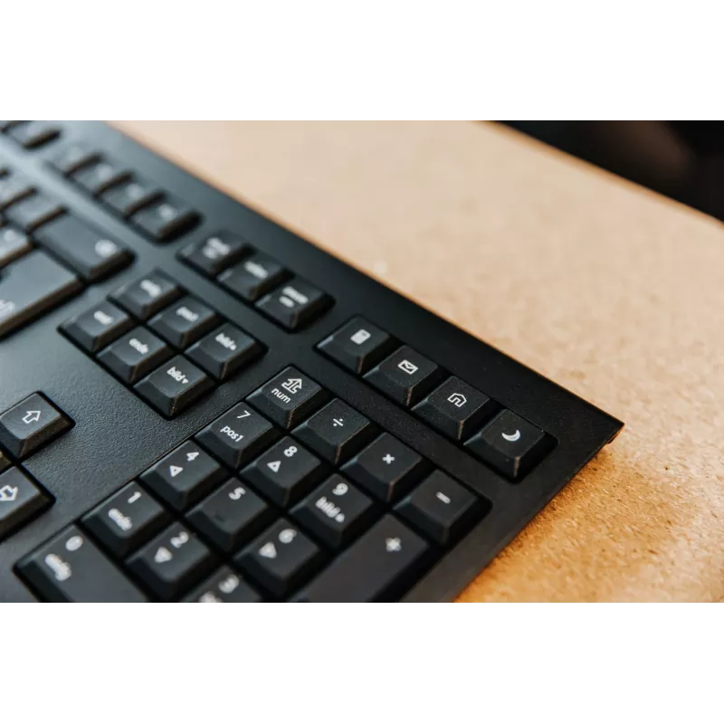 CHERRY KW 3000 klaviatūra Universal RF Wireless QWERTY ispaniška juoda