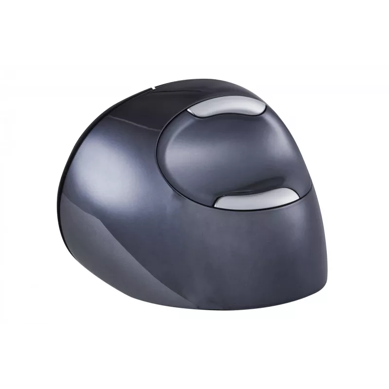 BakkerElkhuizen Evoluent D Medium Wireless, dešinei rankai, vertikalus dizainas, lazeris, RF belaidis, 3200 DPI, juoda