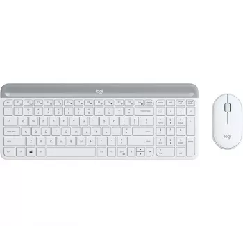 LOGITECH belaidė klaviatūros ir pelės kombinacija Mk470 - Offwhite - QWERTZ GE