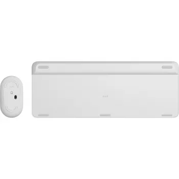 LOGITECH belaidė klaviatūros ir pelės kombinacija Mk470 - Offwhite - QWERTZ GE