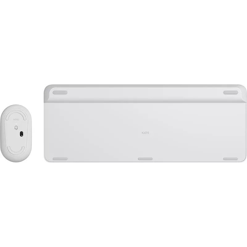 LOGITECH belaidė klaviatūros ir pelės kombinacija Mk470 - Offwhite - QWERTZ GE