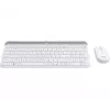LOGITECH belaidė klaviatūros ir pelės kombinacija Mk470 - Offwhite - QWERTZ GE