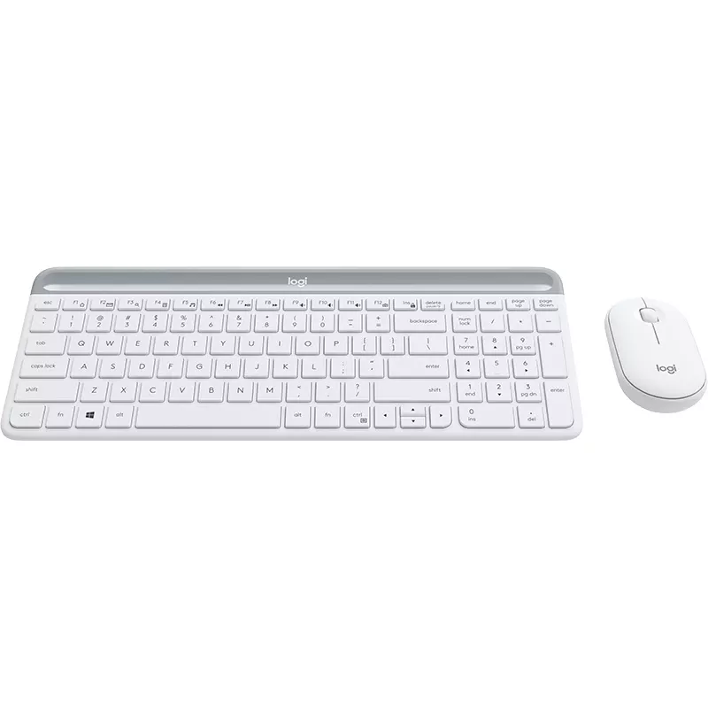 LOGITECH belaidė klaviatūros ir pelės kombinacija Mk470 - Offwhite - QWERTZ GE