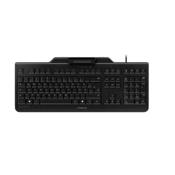 CHERRY SECURE BOARD 1.0 klaviatūra, biuro, USB, QWERTZ vokiečių, juoda