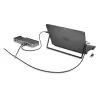 Kensington NanoSaver Keyed Dual Head Laptop Lock, 1,8 m, Kensington, raktas, anglinis plienas, juoda, nerūdijantis plienas