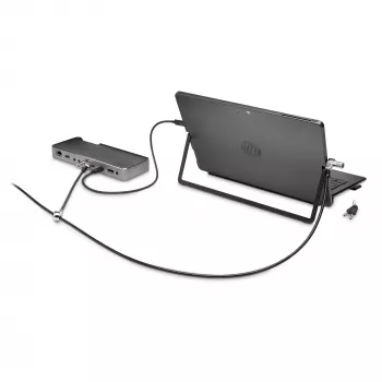 Kensington NanoSaver Keyed Dual Head Laptop Lock, 1,8 m, Kensington, raktas, anglinis plienas, juoda, nerūdijantis plienas