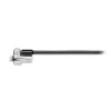 Kensington NanoSaver Keyed Dual Head Laptop Lock, 1,8 m, Kensington, raktas, anglinis plienas, juoda, nerūdijantis plienas