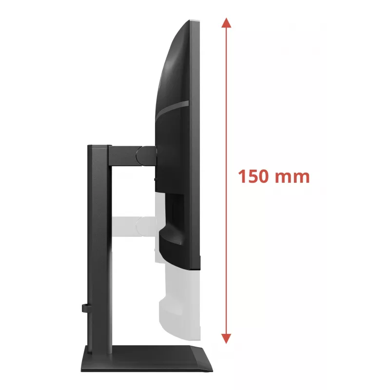 AOC E4 U27E4CV kompiuterio monitorius 68,6 cm (27 colių) 3840 x 2160 pikselių 4K Ultra HD LED juodas