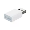D-Link AC1300 Wi-Fi 5 USB adapteris, laidinis ir belaidis, USB, WLAN, Wi-Fi 5 (802.11ac), balta