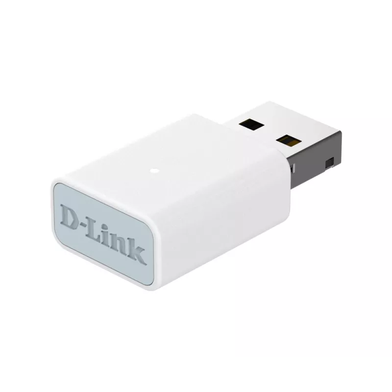 D-Link AC1300 Wi-Fi 5 USB adapteris, laidinis ir belaidis, USB, WLAN, Wi-Fi 5 (802.11ac), balta