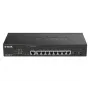 D-Link DGS-2000-10P tinklo jungiklis Valdomas L2/L3 Gigabit Ethernet (10/100/1000) Power over Ethernet (PoE) 1U Juoda