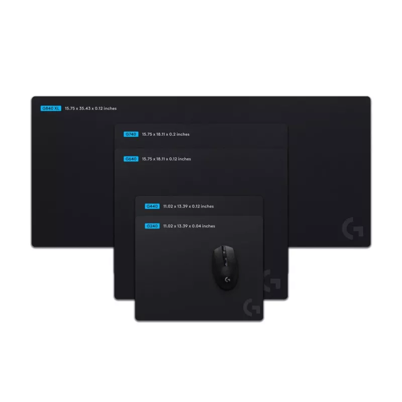 LOGITECH G640 Didelis medžiaginis žaidimų pelės kilimėlis
